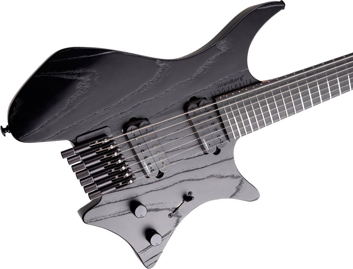 Strandberg Boden Singularity Nx7 7c Multiscale 2h Lundgren Ht Mn - Pitch Black - Multi-scale gitaar - Variation 3