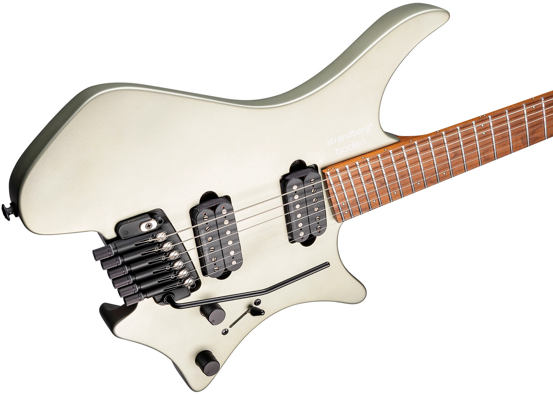 Strandberg Boden Standard N2.6t 6c 2h Seymour Duncan Trem Mn - Shoreline Mist Metallic - Multi-scale gitaar - Variation 3
