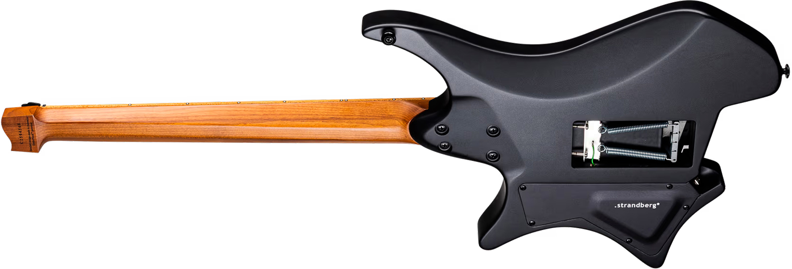 Strandberg Boden Standard N2.6t 6c 2h Trem Mn - Black Satin Metallic - Multi-scale gitaar - Variation 1