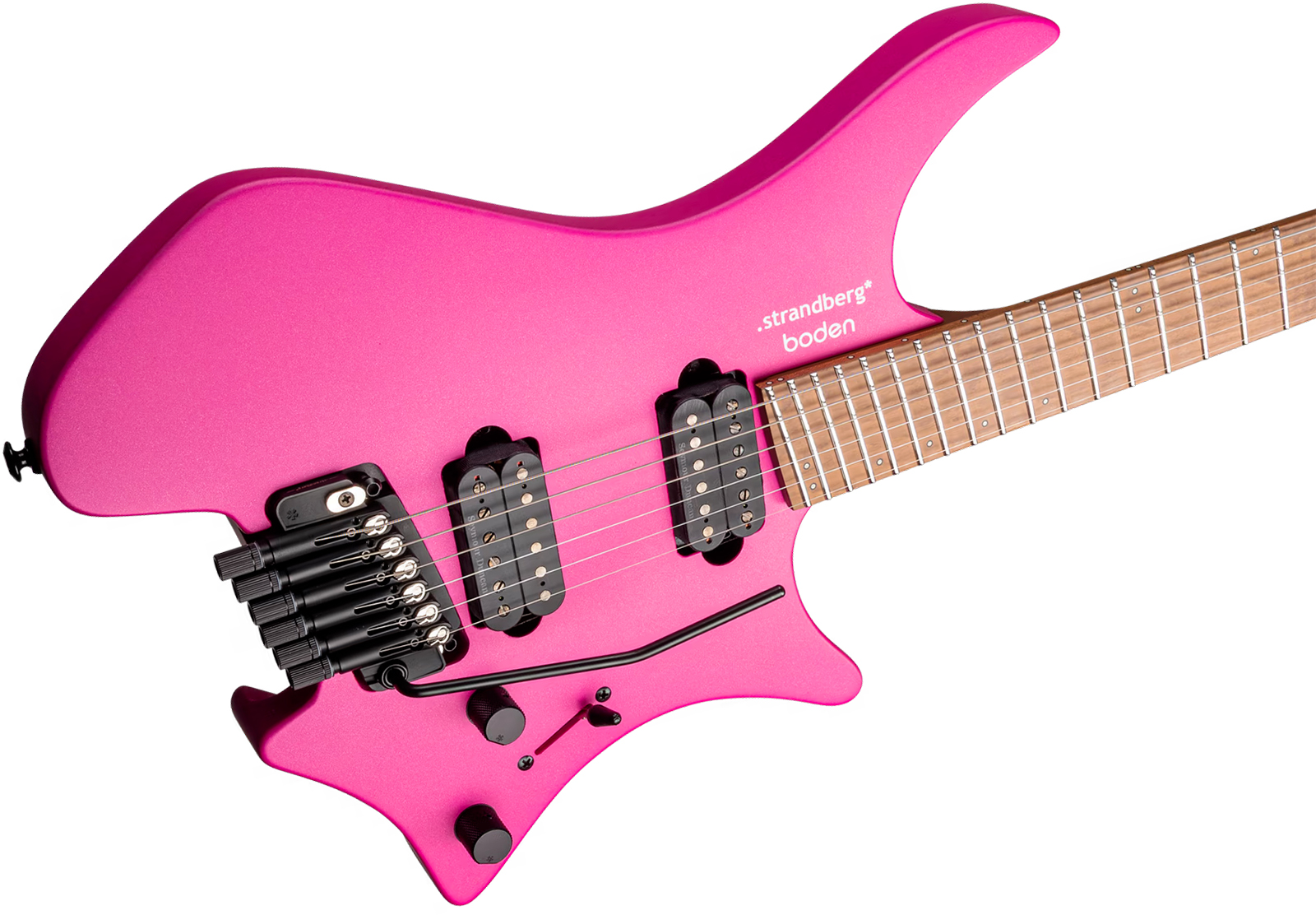 Strandberg Boden Standard N2.6t 6c 2h Trem Mn - Electric Fuschia Metallic - Multi-scale gitaar - Variation 3