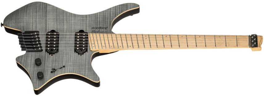 Strandberg Boden Standard Nx 6c Tremolo Multiscale Hss Mn - Charcoal - Multi-scale gitaar - Variation 1