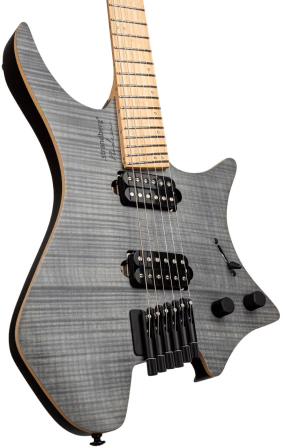 Strandberg Boden Standard Nx 6c Tremolo Multiscale Hss Mn - Charcoal - Multi-scale gitaar - Variation 4