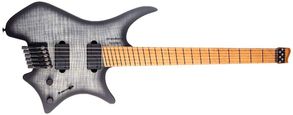 Strandberg Boden Original N2.6 6c 2h Fishman Fluence Ht Mn - Black Denim Burst Satin - Multi-scale gitaar - Main picture