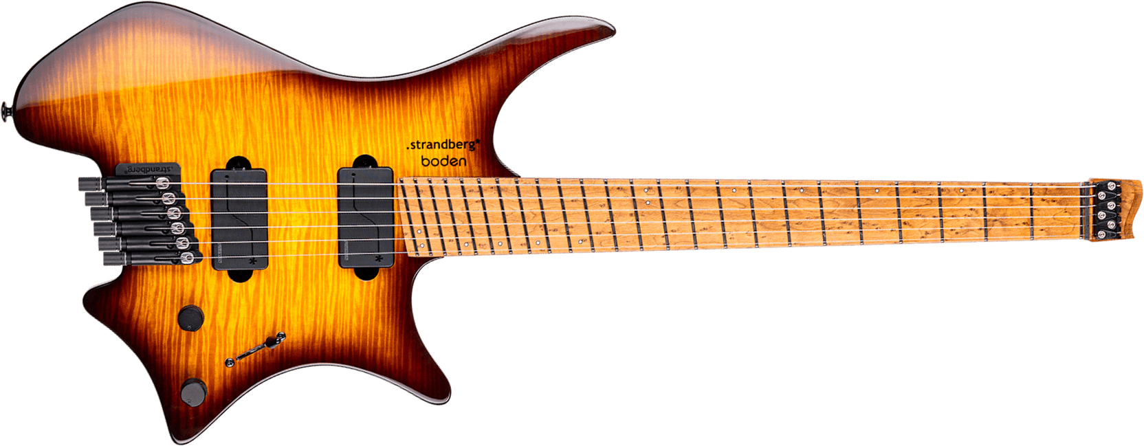 Strandberg Boden Original N2.6 6c 2h Fishman Ht Mn - Amber Haze Burst Gloss - Multi-scale gitaar - Main picture