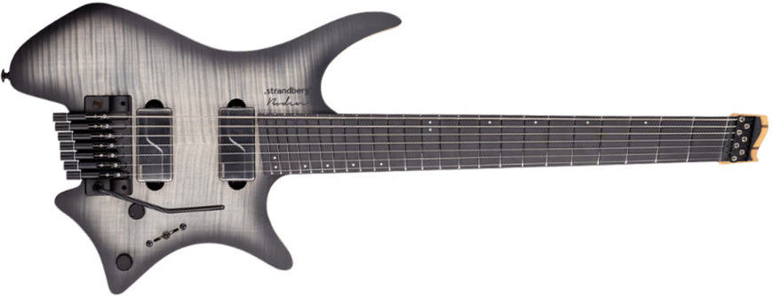 Strandberg Boden Prog Nx 7c Multiscale 2h Fishman Fluence Modern Trem Mn - Charcoal Black - Multi-scale gitaar - Main picture