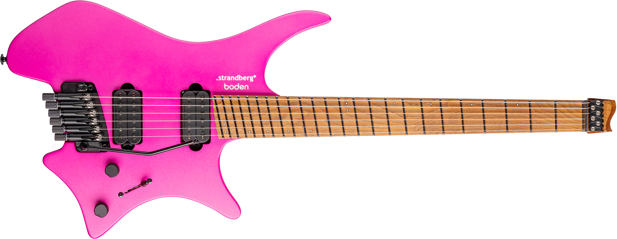 Strandberg Boden Standard N2.6t 6c 2h Trem Mn - Electric Fuschia Metallic - Multi-scale gitaar - Main picture