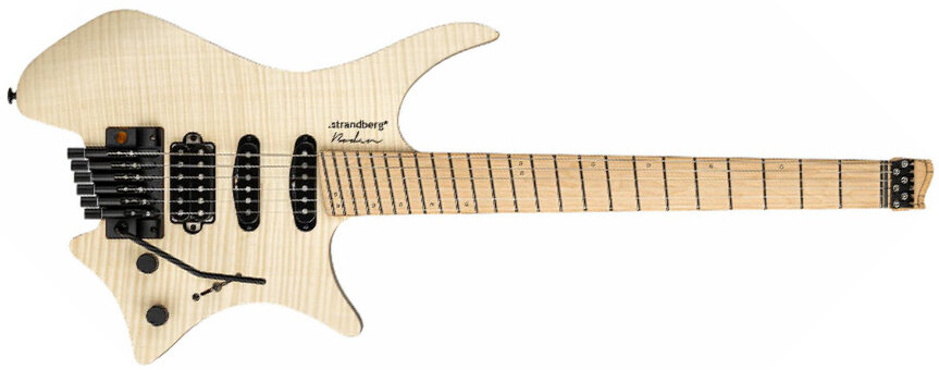 Strandberg Boden Standard Nx 6c Tremolo Multiscale Hss Mn - Natural - Multi-scale gitaar - Main picture