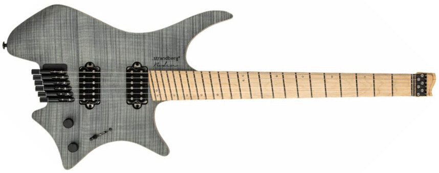 Strandberg Boden Standard Nx 6c Tremolo Multiscale Hss Mn - Charcoal - Multi-scale gitaar - Main picture
