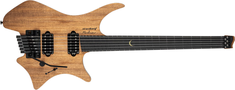 Strandberg Plini Edition Boden Prog Nx6 2h Trem Eb - Natural - Multi-scale gitaar - Main picture