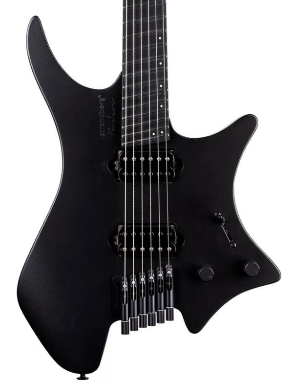 Multi-scale gitaar Strandberg Boden Metal NX 6 - Black Granite