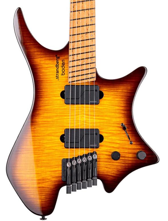 Multi-scale gitaar Strandberg Boden Original N2.6 - Amber Haze Burst Gloss