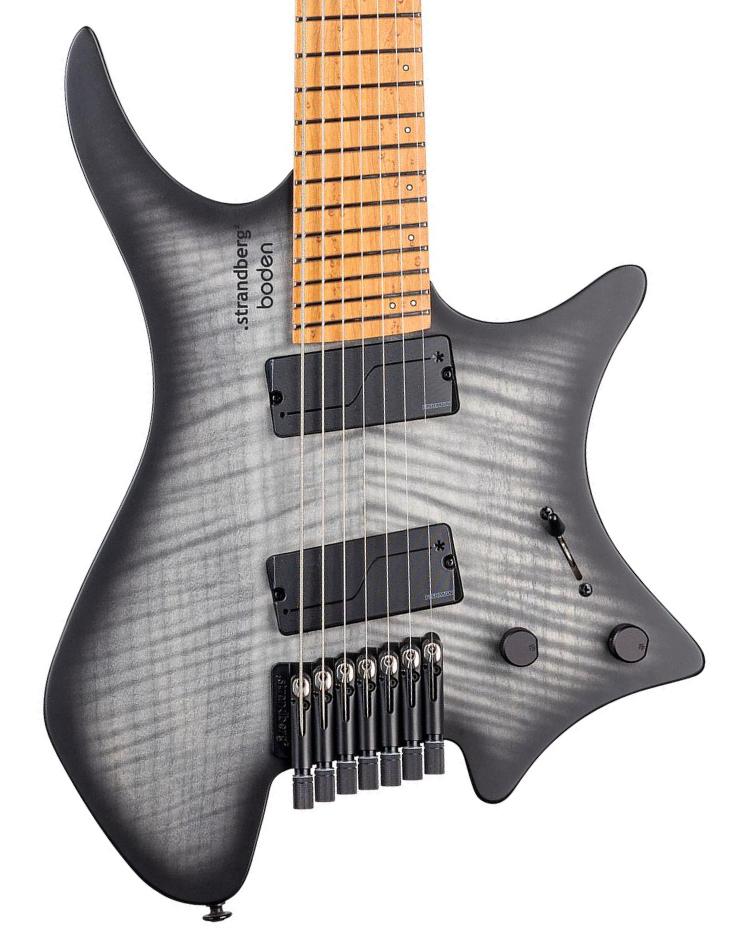 Multi-scale gitaar Strandberg Boden Original N2.7 7-String - Black Denim Burst Satin