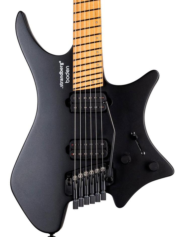 Multi-scale gitaar Strandberg Boden Standard N2.6T - Black Satin Metallic