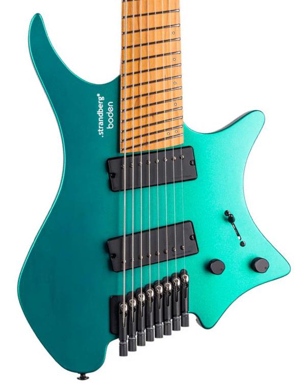 Multi-scale gitaar Strandberg Boden Standard N2.7 8-String - Transformative Teal Metallic