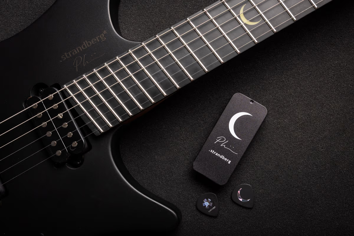 Strandberg Plini Edition Boden N2.6t 2h Fishman Fluence Trem Ebo - Black Satin Metallic - Multi-scale gitaar - Variation 5