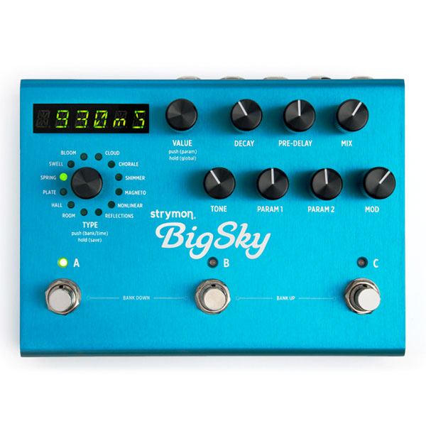 Strymon Bigsky Multidimensional Reverb - - Reverb/delay/echo effect pedaal - Variation 1