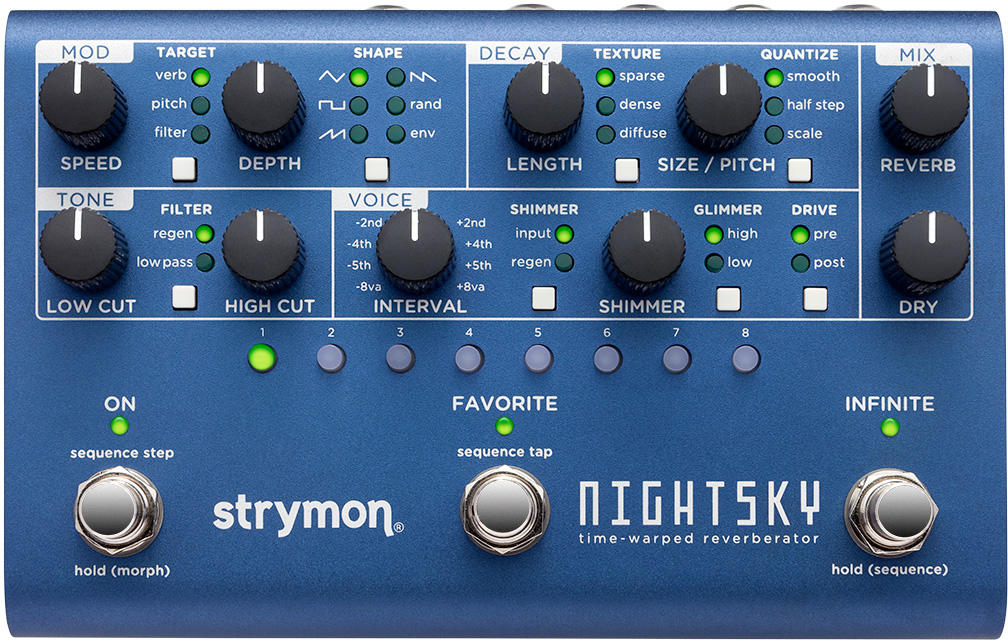 Strymon Nightsky Reverberator - Reverb/delay/echo effect pedaal - Main picture