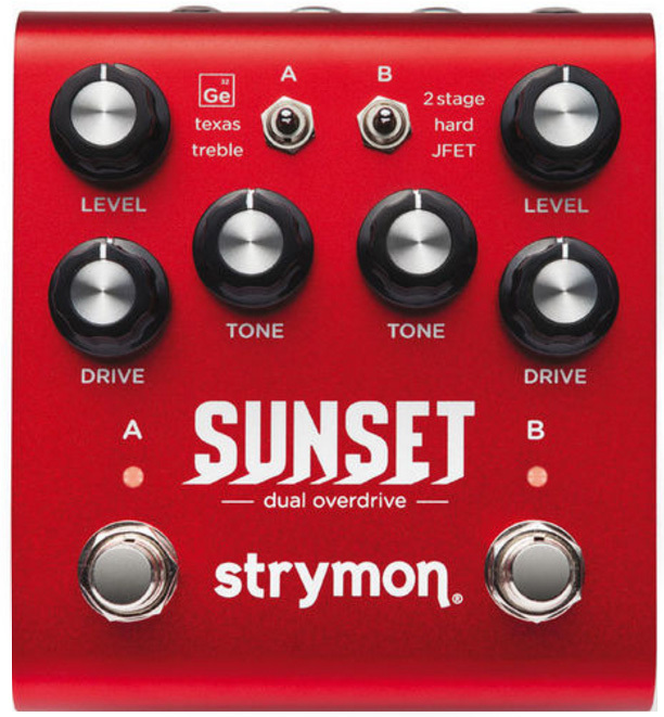 Strymon Sunset Dual Overdrive - Overdrive/Distortion/fuzz effectpedaal - Main picture