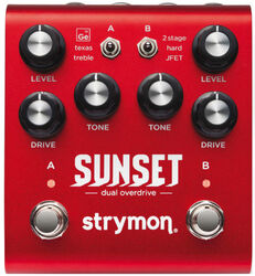 Overdrive/distortion/fuzz effectpedaal Strymon Sunset Dual Overdrive