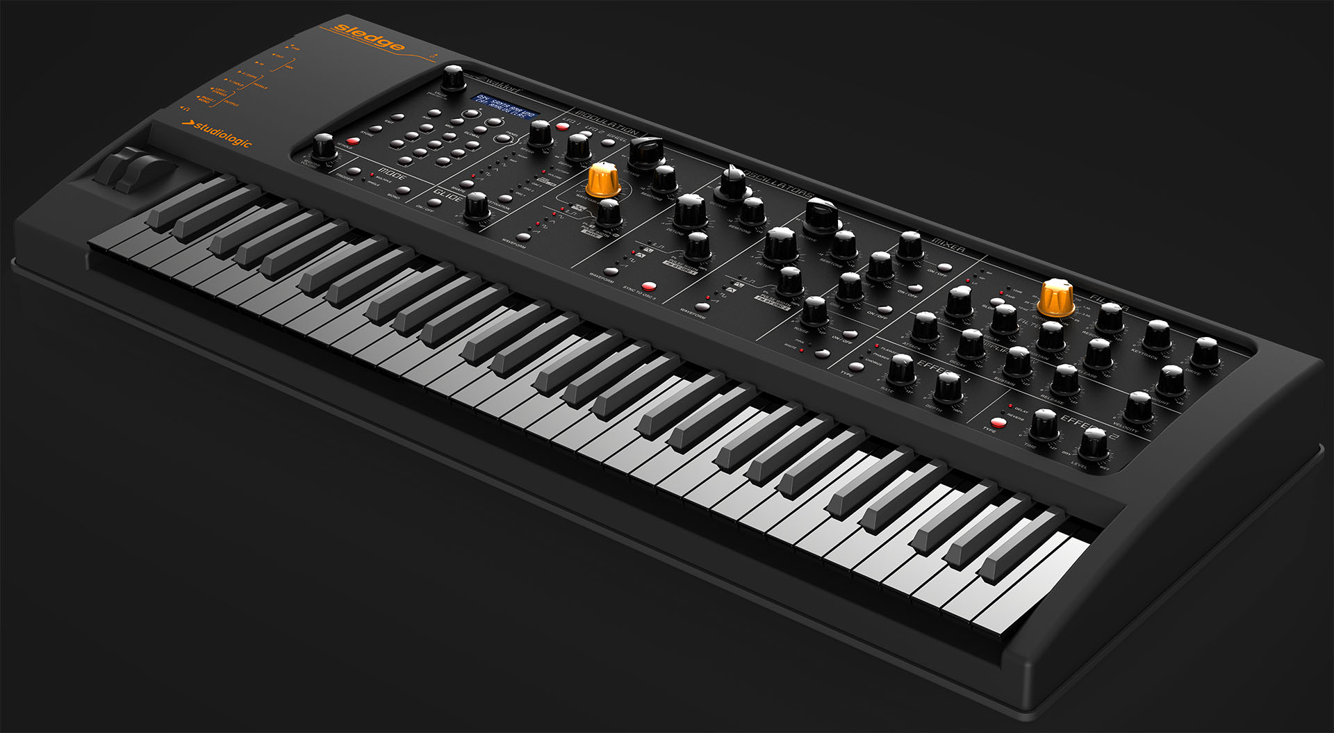 Studiologic Sledge Black Edition - Synthesizer - Variation 2