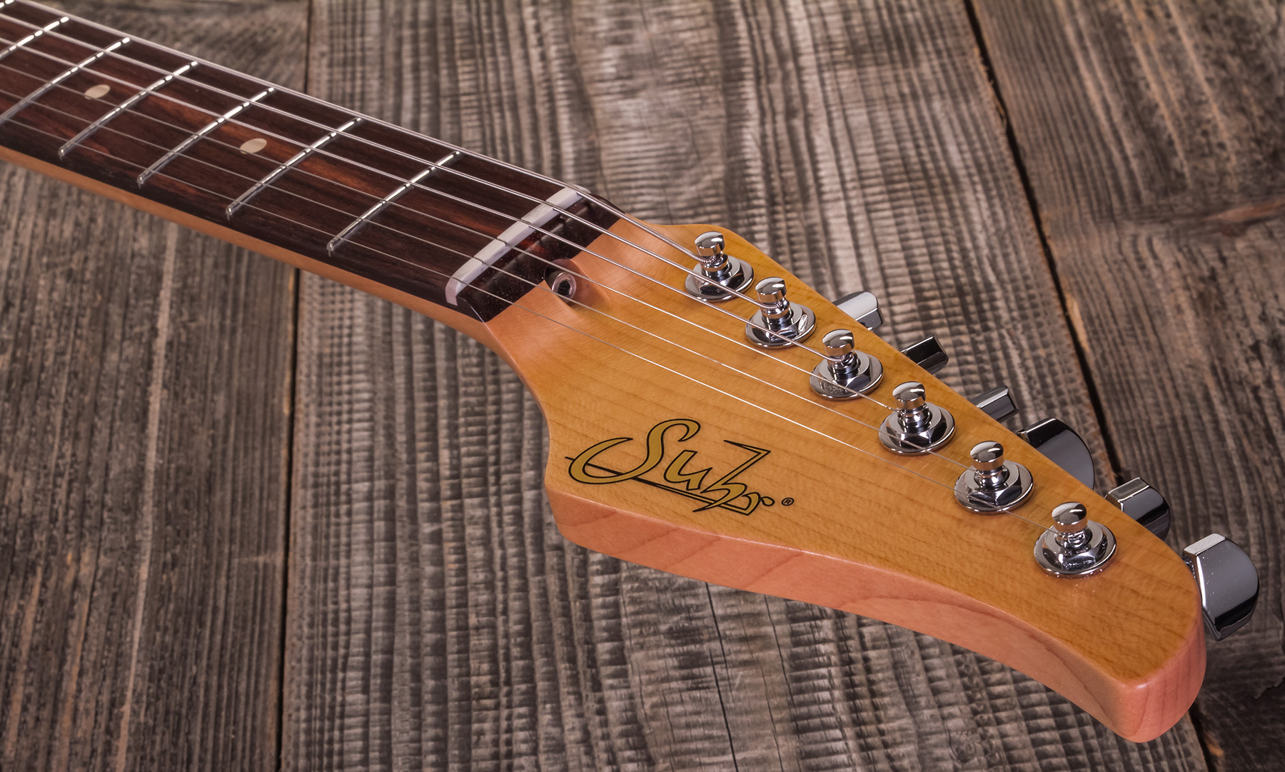 Suhr Classic S Antique 01-csa-0013 Hss Trem Rw - Light Aging Sonic Blue - Elektrische gitaar in Str-vorm - Variation 8