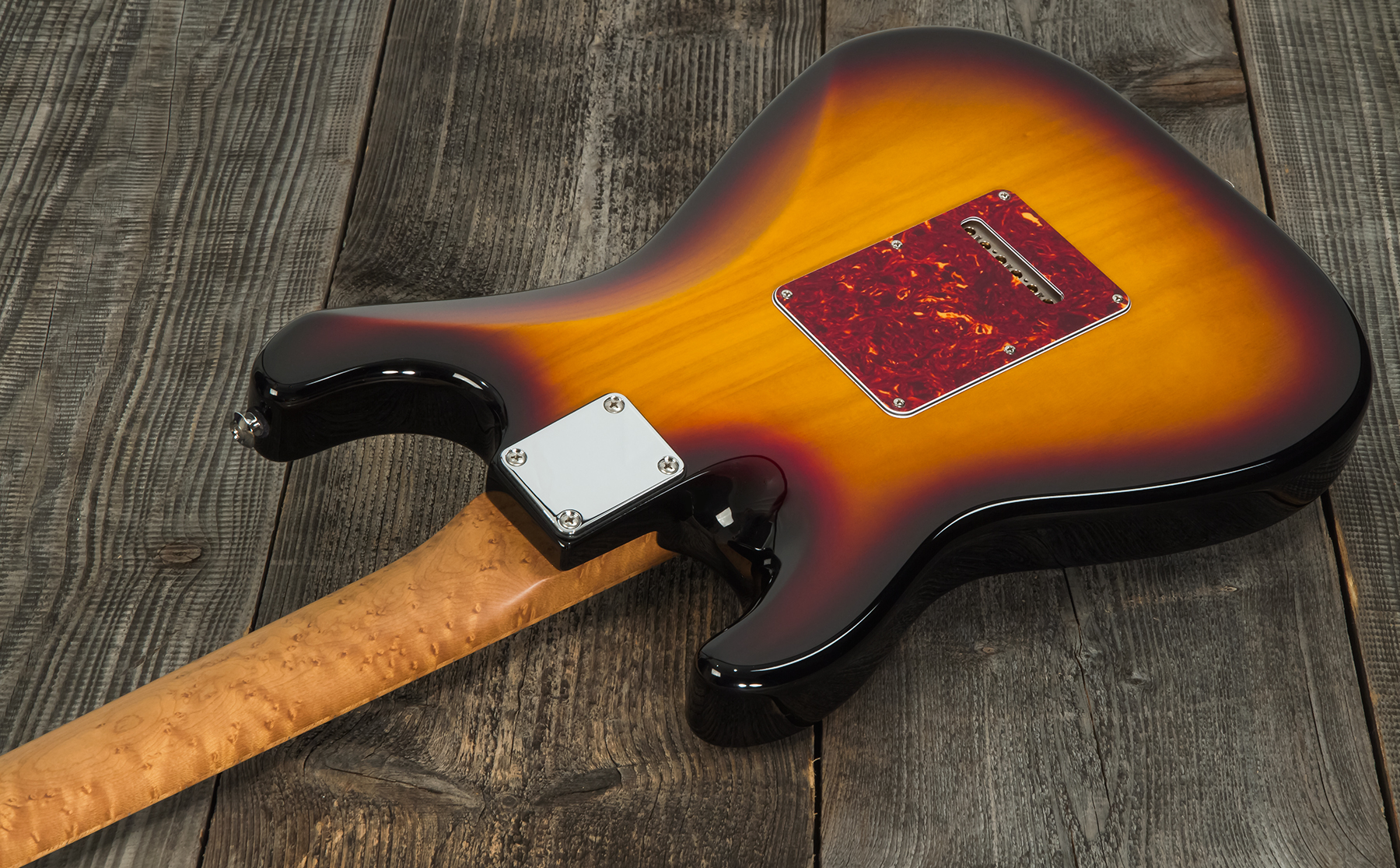 Suhr Classic S Paulownia 01-ltd-0021 Hss Trem Mn - 3 Tone Burst - Elektrische gitaar in Str-vorm - Variation 5