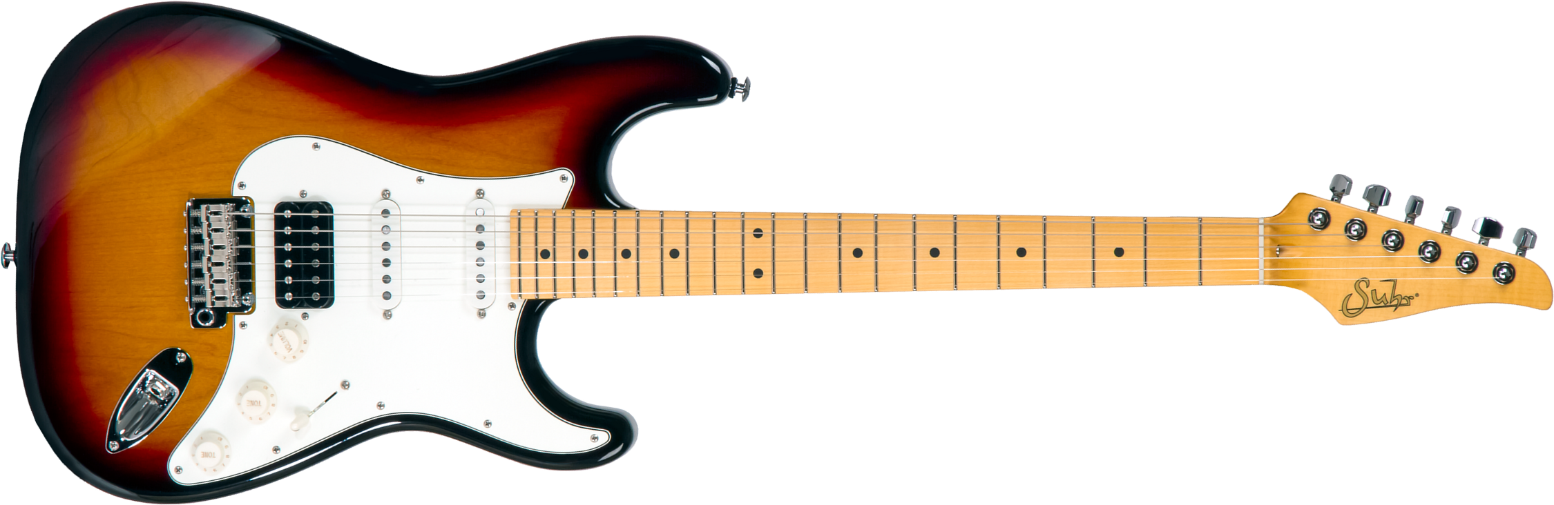 Suhr Classic S 01-cls-0003 Hss Trem Mn #70325 - 3 Tone Burst - Elektrische gitaar in Str-vorm - Main picture