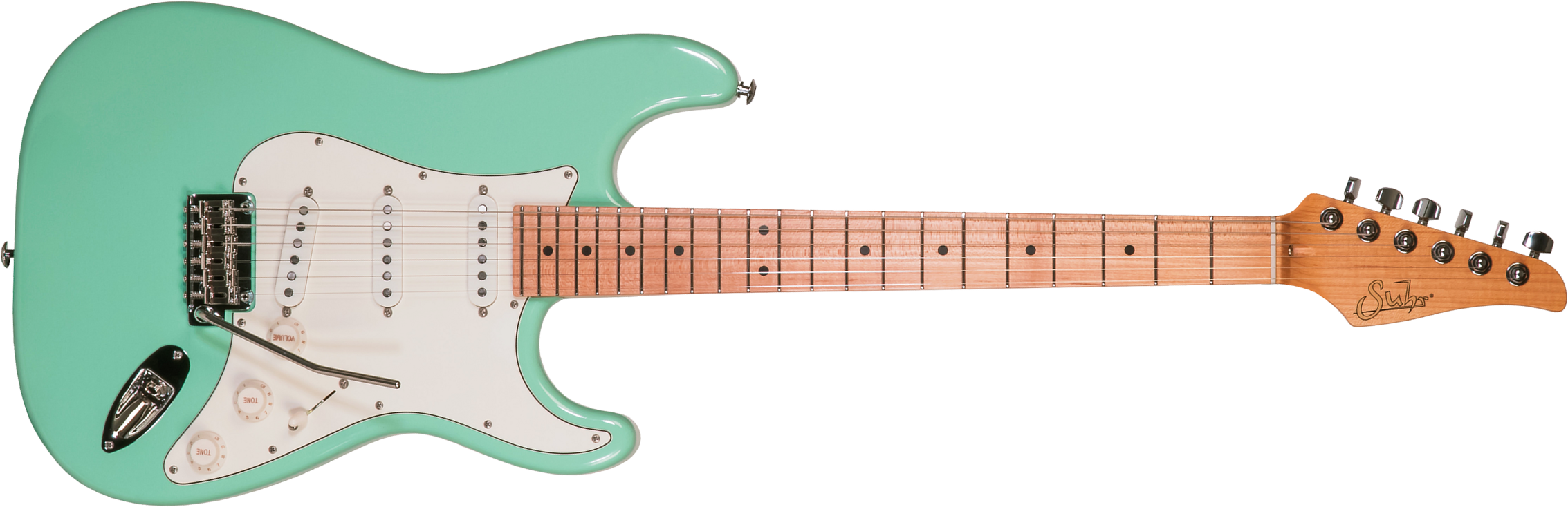 Suhr Classic S Antique Sss 01-csa-0020 3s Trem Mn #71418 - Light Aging Surf Green - Elektrische gitaar in Str-vorm - Main picture