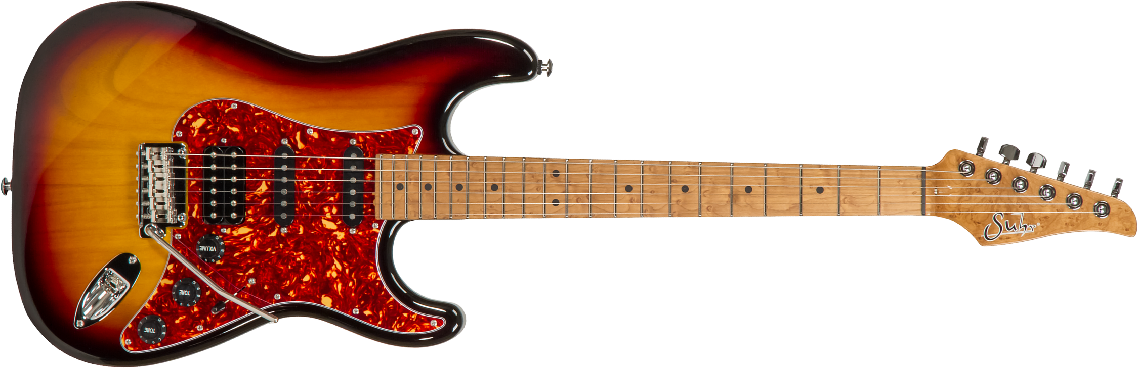Suhr Classic S Paulownia 01-ltd-0021 Hss Trem Mn - 3 Tone Burst - Elektrische gitaar in Str-vorm - Main picture