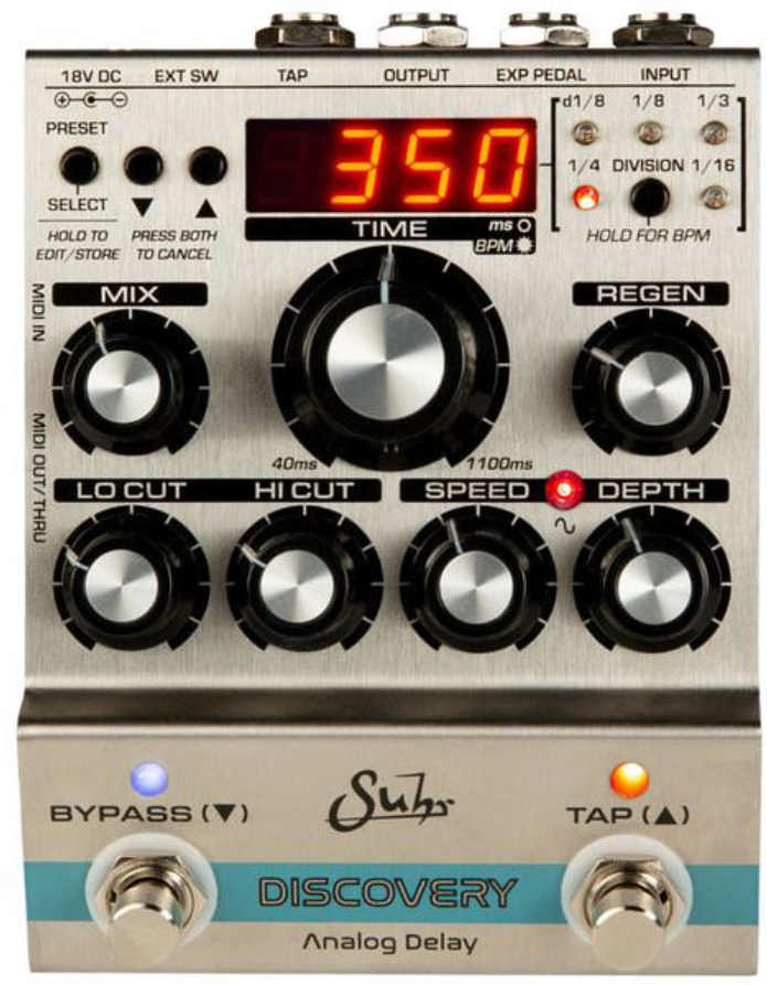 Suhr Discovery Analog Delay - Reverb/delay/echo effect pedaal - Main picture