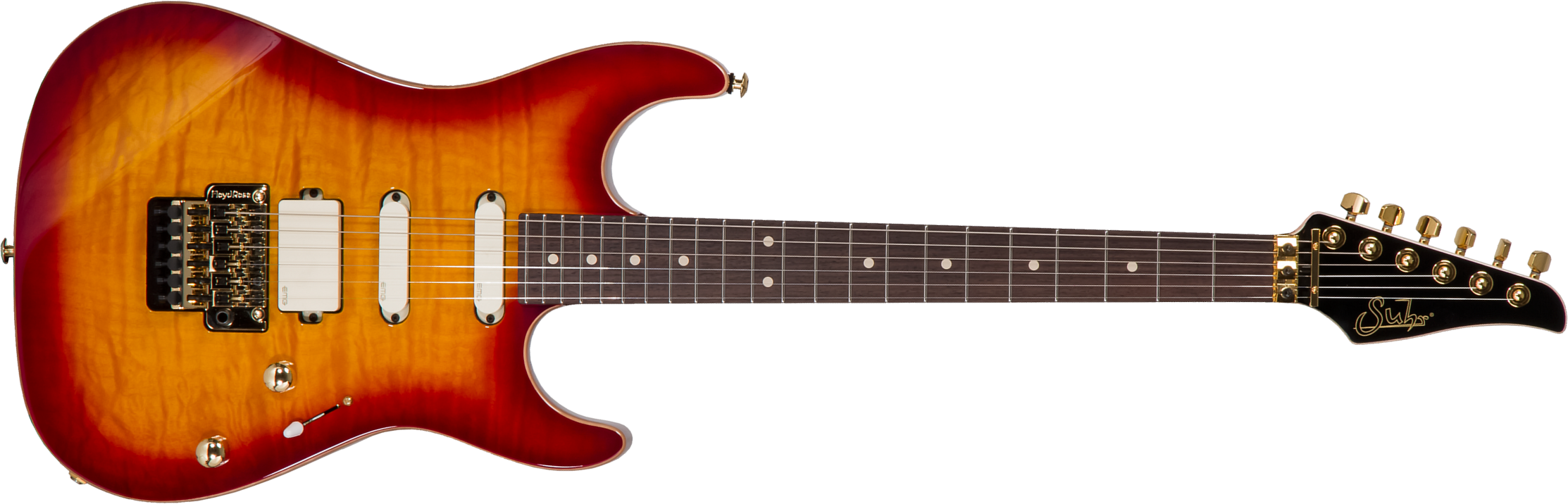 Suhr Standard Legacy 01-ltd-0030 Hss Emg Fr Rw #70282 - Aged Cherry Burst - Elektrische gitaar in Str-vorm - Main picture