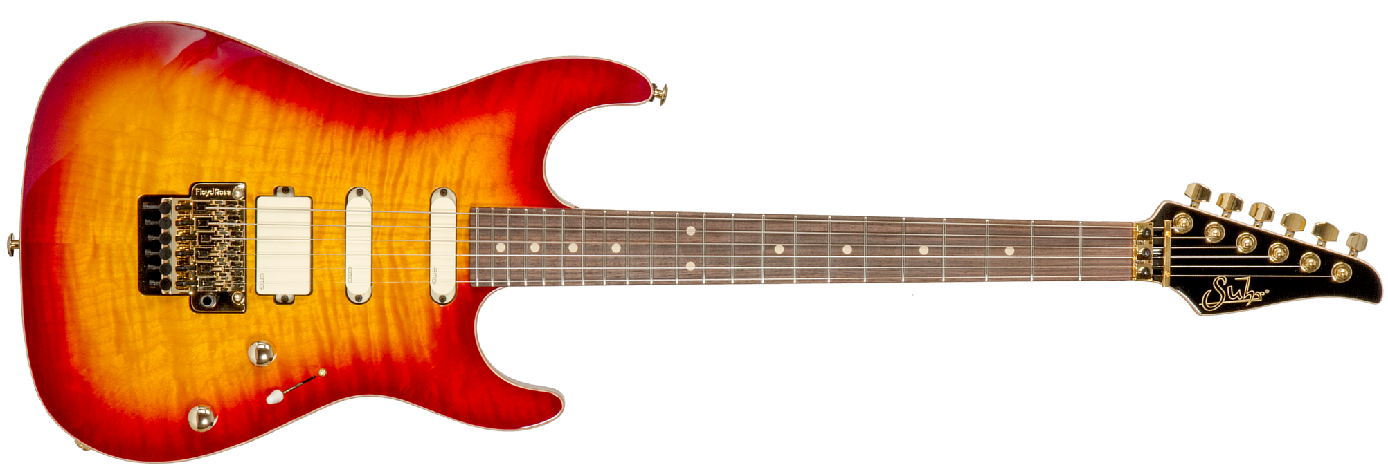 Suhr Standard Legacy 01-ltd-0030 Hss Emg Fr Rw #72940 - Aged Cherry Burst - Elektrische gitaar in Str-vorm - Main picture
