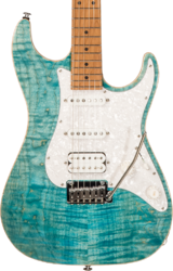 Elektrische gitaar in str-vorm Suhr Standard Plus 01-STP-0041 - Bahama blue