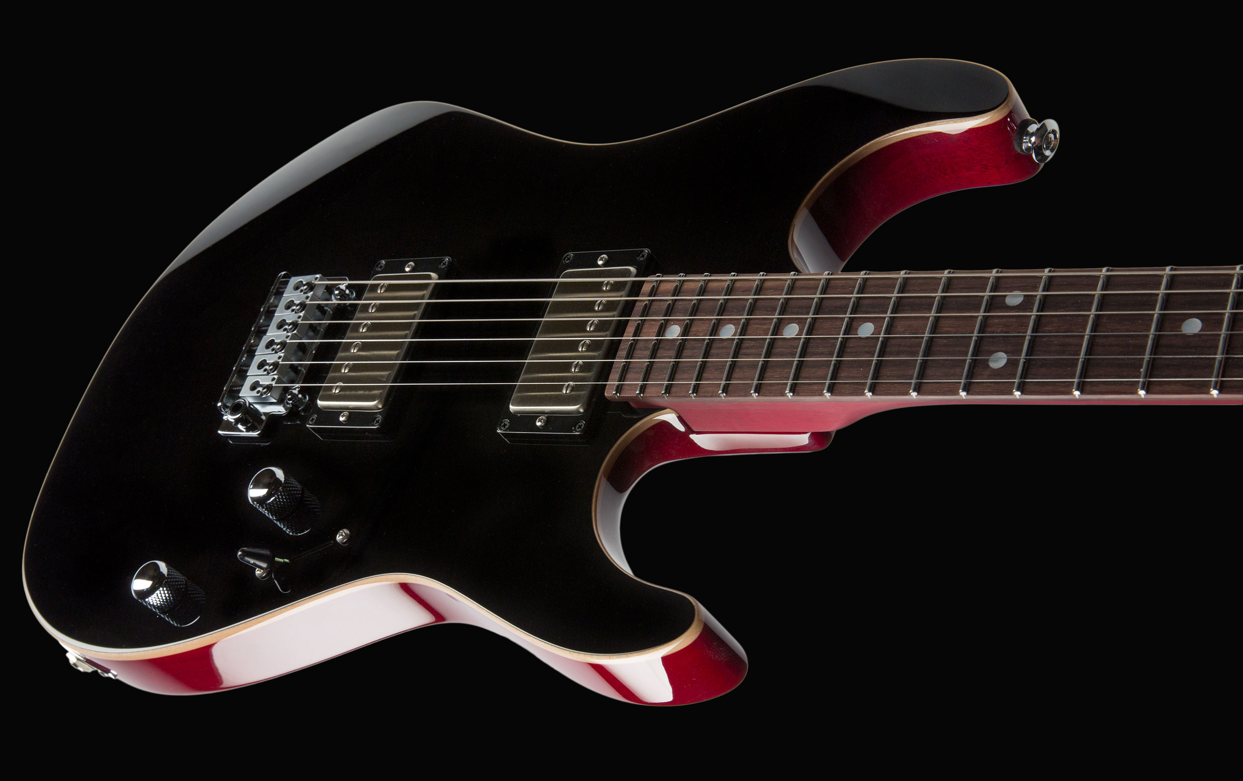 Suhr Pete Thorn Standard 01-sig-0007 Signature 2h Trem Rw - Black - Elektrische gitaar in Str-vorm - Variation 1