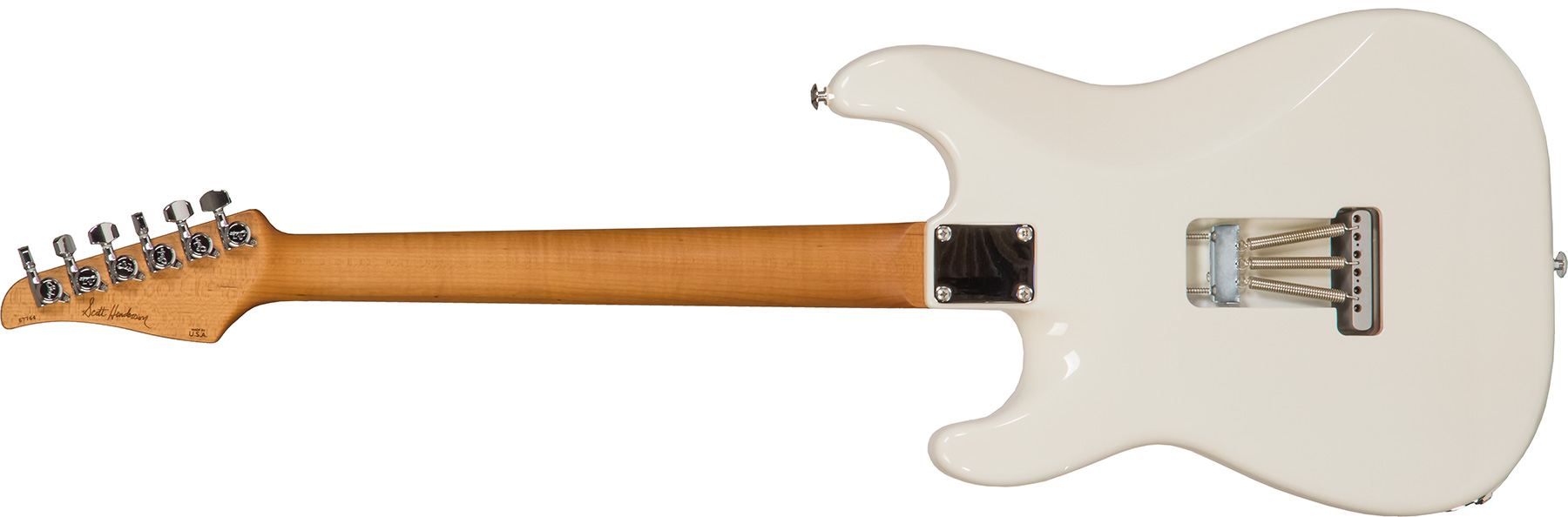 Suhr Scott Henderson Classic S 01-sig-0009 Signature 3s Trem Rw #67764 - Olympic White - Elektrische gitaar in Str-vorm - Variation 1