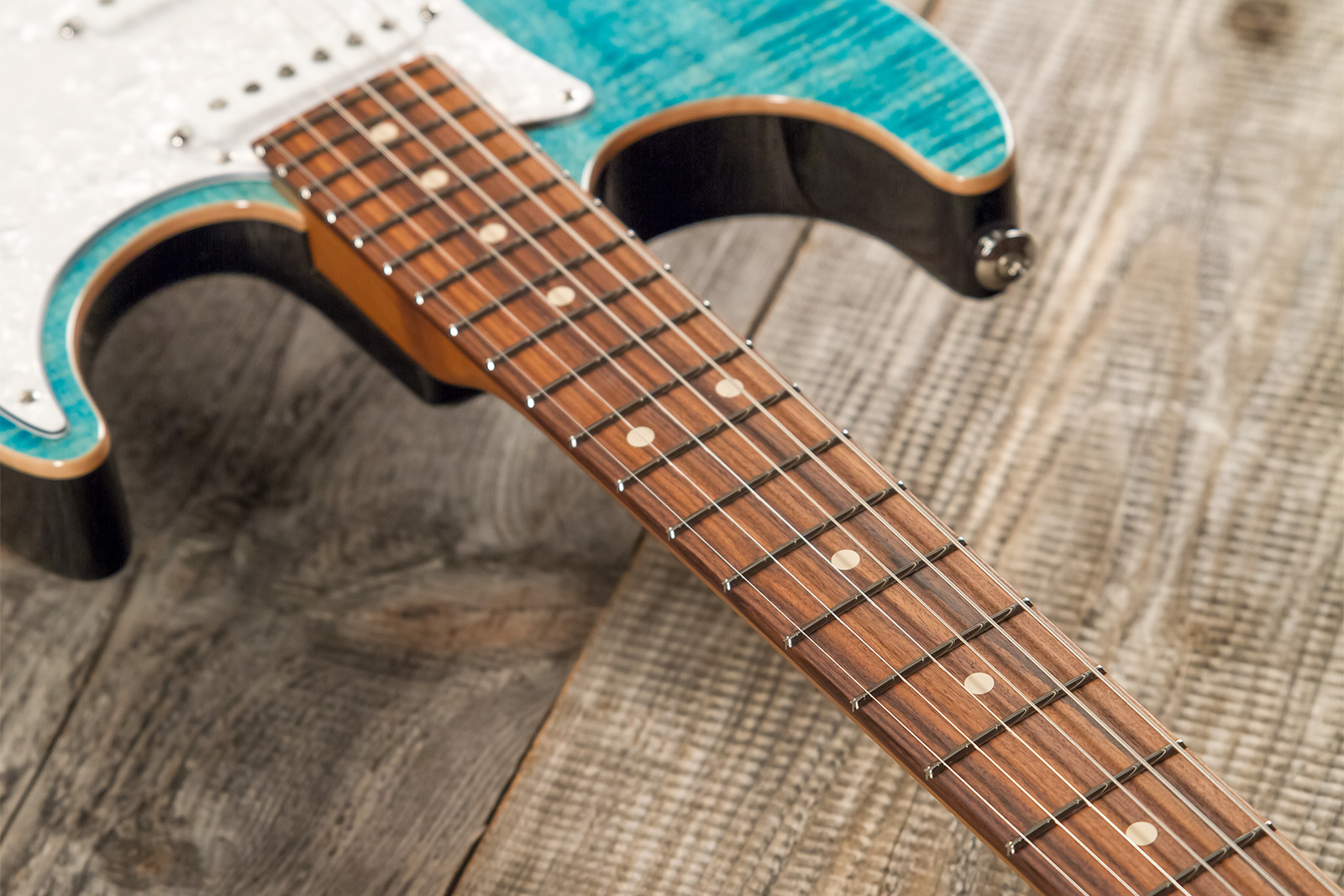 Suhr Standard Plus 01-stp-0042 Usa Hss Trem Pf #75671 - Bahama Blue - Elektrische gitaar in Str-vorm - Variation 6