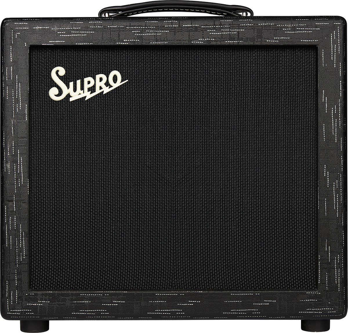 Supro Amulet 1x10 Combo 1/5/10w 1x10 6l6 Black & Black - Combo voor elektrische gitaar - Variation 1