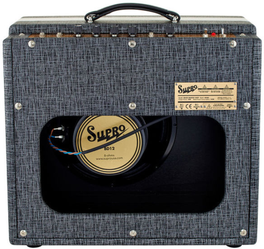 Supro Black Magick 25w 1x12 Black Rhino Hide - Combo voor elektrische gitaar - Variation 1