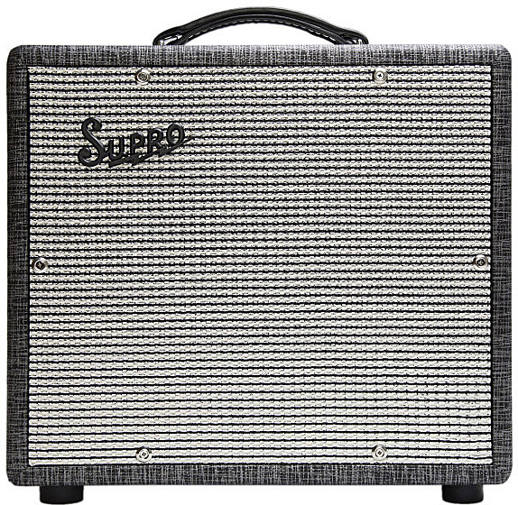 Supro 1610rt Comet 6-14w 1x10 Black Rhino Hide - Combo voor elektrische gitaar - Main picture