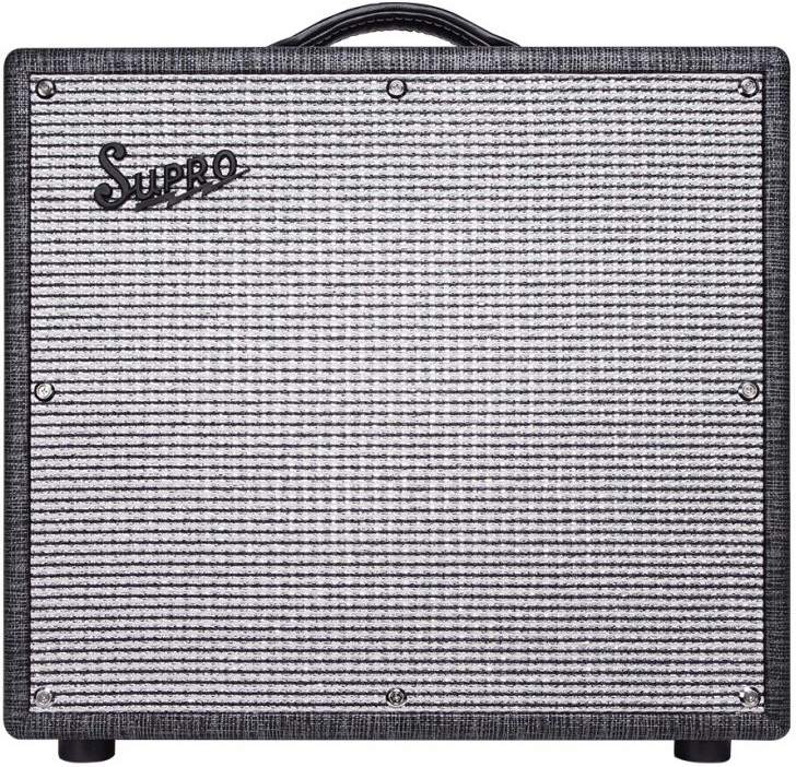 Supro 1696rt Black Magic Reverb Combo Legend 25w 1x12 - Combo voor elektrische gitaar - Main picture