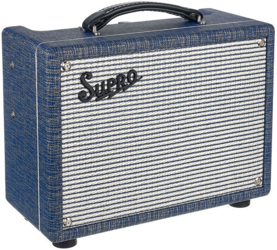 Supro 1964 Super 5w 1x8 Jensen Blue Rhino Hide - Combo voor elektrische gitaar - Main picture