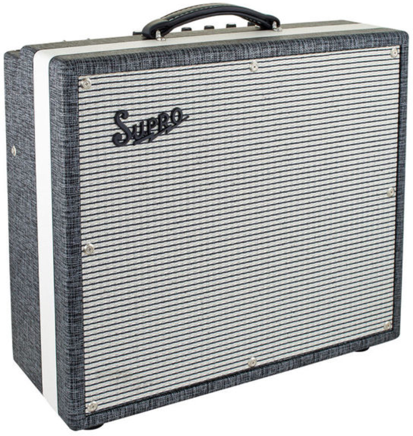 Supro Black Magick 25w 1x12 Black Rhino Hide - Combo voor elektrische gitaar - Main picture