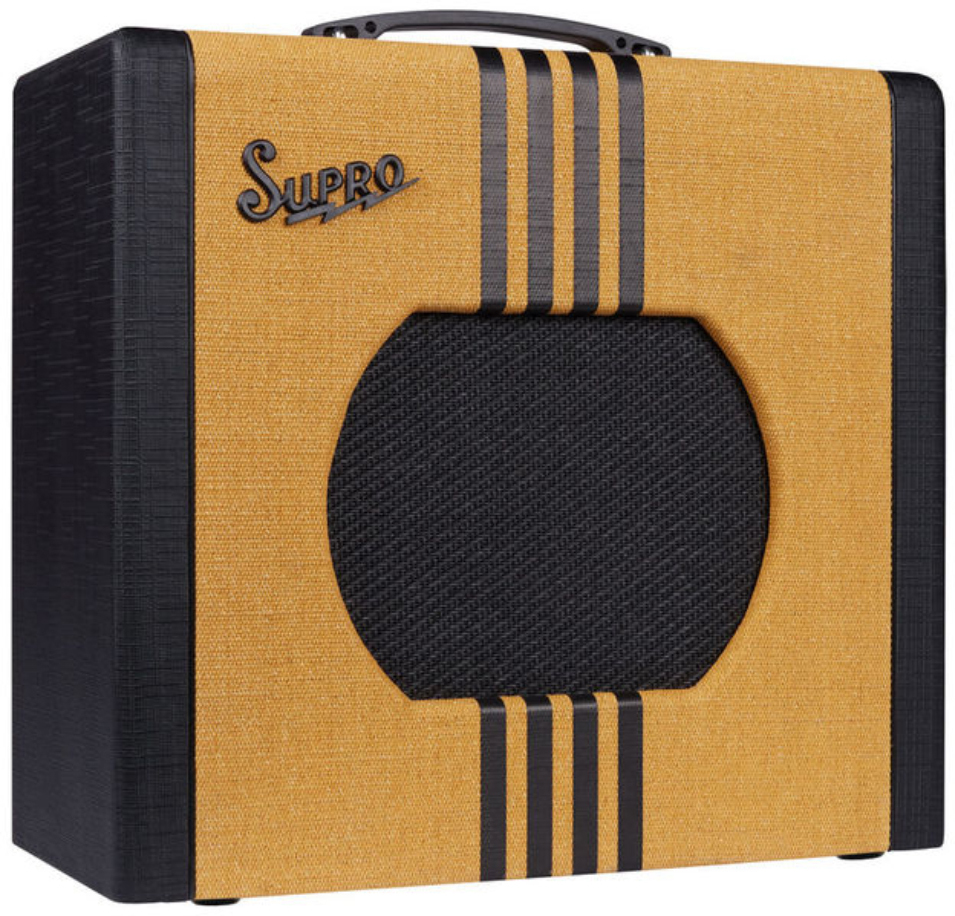 Supro Delta King 10 Combo 5w 1x10 Tweed/black - Combo voor elektrische gitaar - Main picture