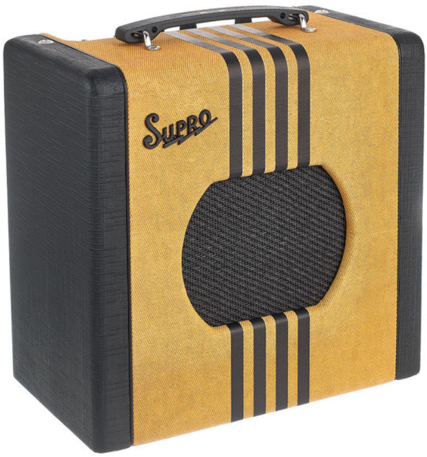 Supro Delta King Combo 8 1w 1x8 Tweed/black - Combo voor elektrische gitaar - Main picture