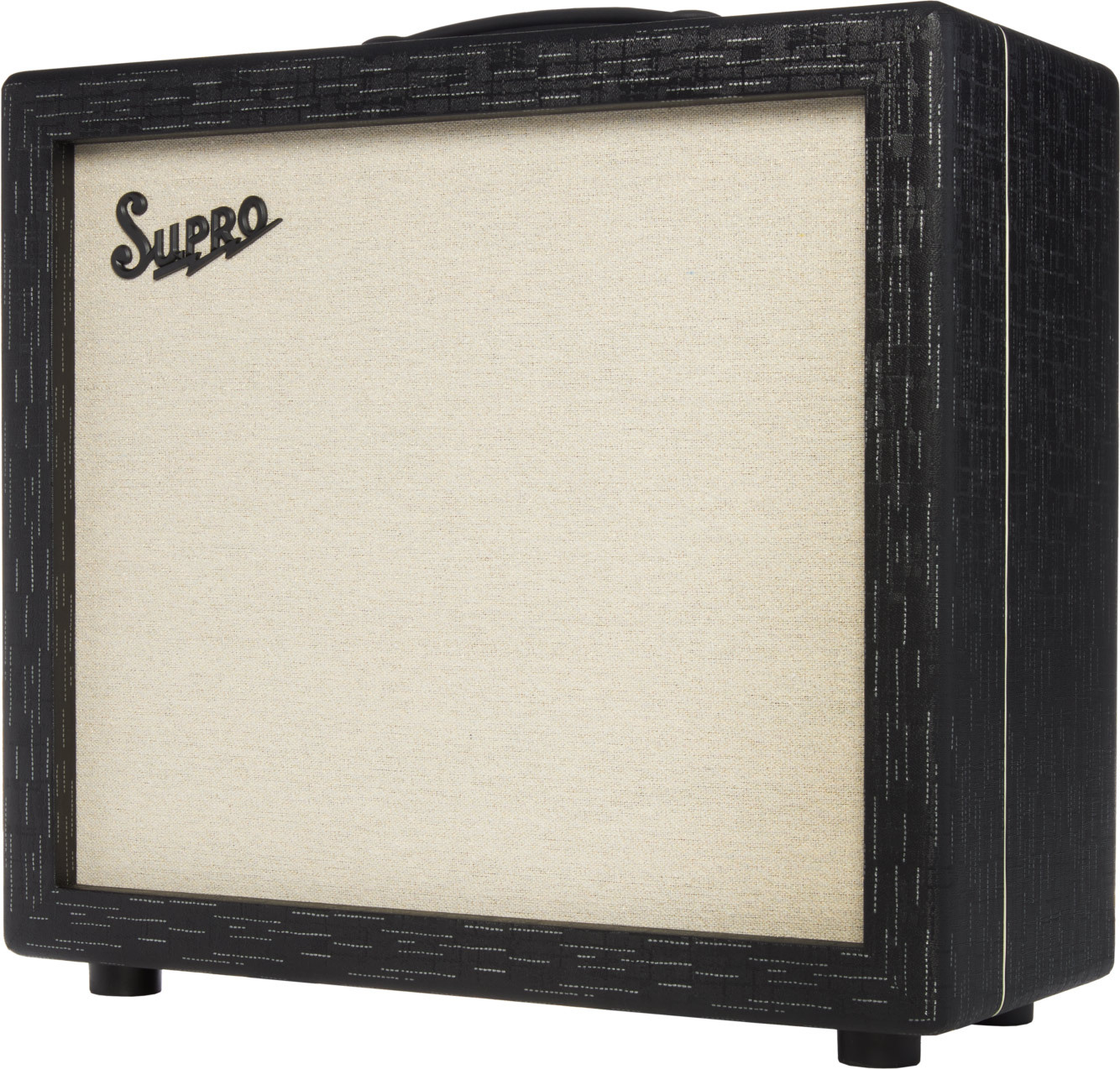 Supro Royale 1x12 Guitar Cab 1732 1x12 75w 8-ohms Black Scandia - Elektrische gitaar speakerkast - Main picture