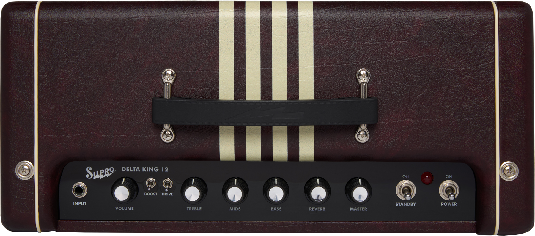 Supro Delta King 12 Combo 15w 1x12 Burgundy/cream - Combo voor elektrische gitaar - Variation 2