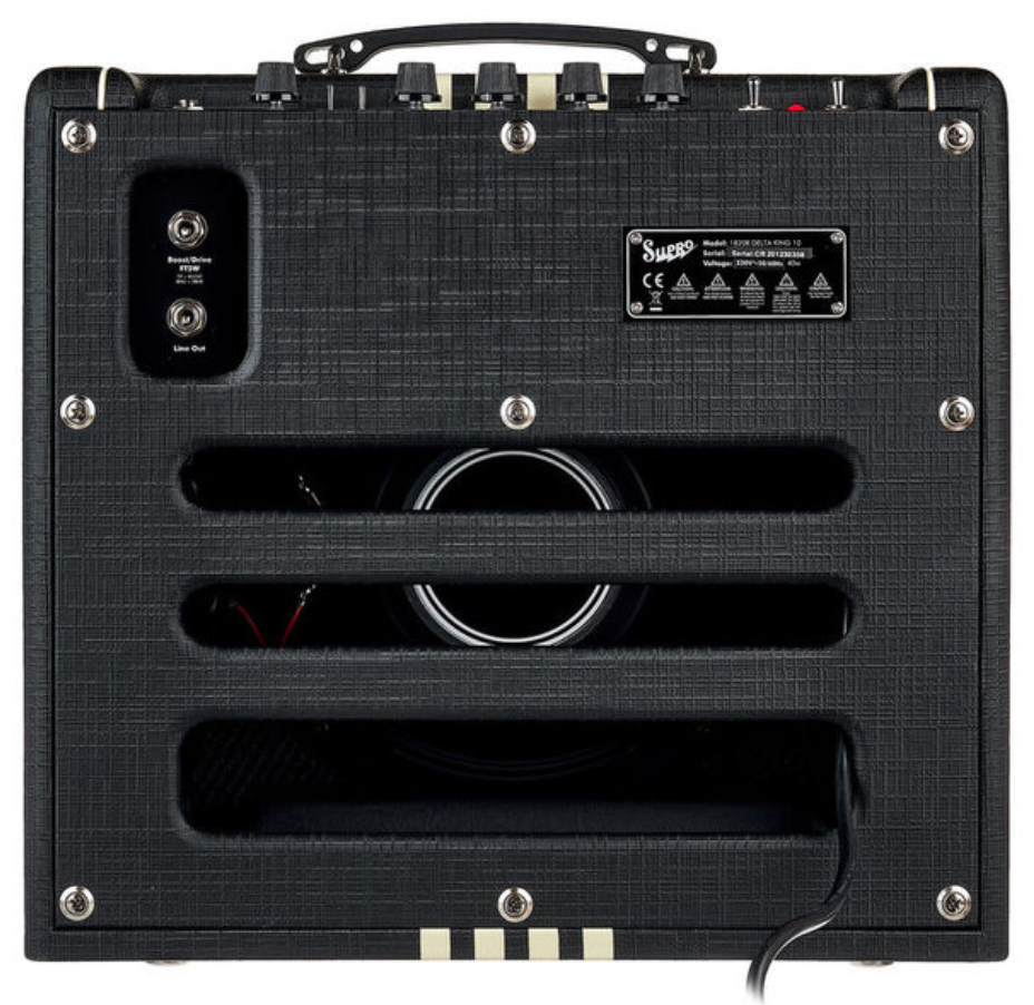 Supro Delta King 10 Combo 5w 1x10 Black/cream - Combo voor elektrische gitaar - Variation 1