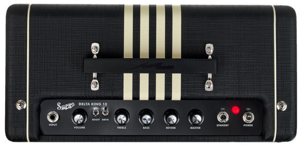 Supro Delta King 10 Combo 5w 1x10 Black/cream - Combo voor elektrische gitaar - Variation 2