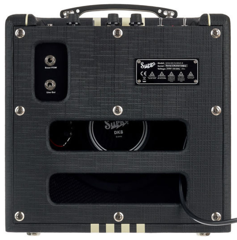 Supro Delta King Combo 8 1w 1x8 Black/cream - Combo voor elektrische gitaar - Variation 1