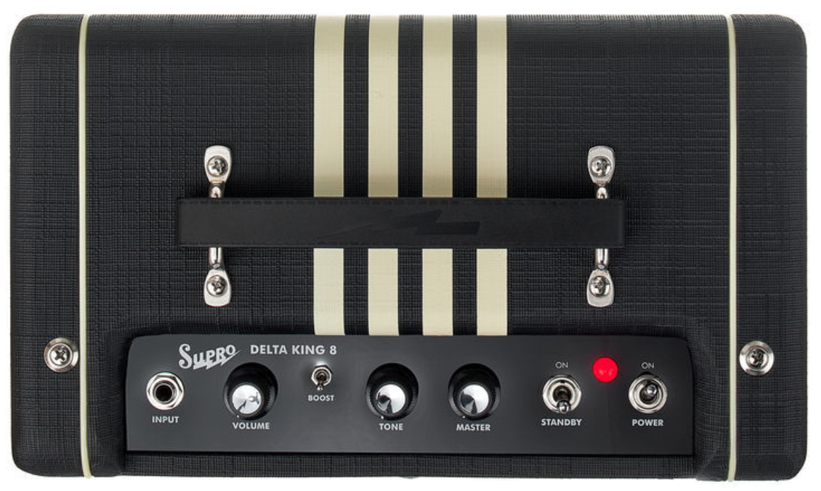 Supro Delta King Combo 8 1w 1x8 Black/cream - Combo voor elektrische gitaar - Variation 2